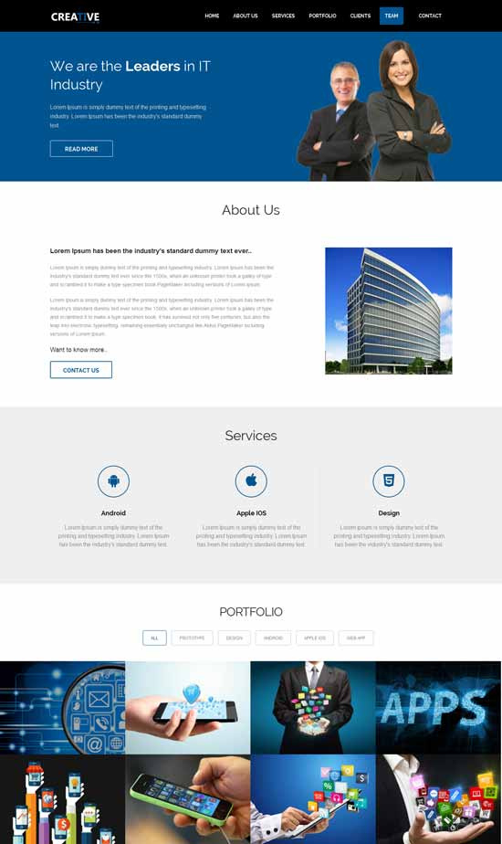 70 Free Responsive Html5 Css3 Website Templates With Estimation Responsive Business Html Template Free Download