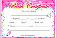8 Birth Certificate Template In Pdf Sampletemplatess Within Birth Certificate Templates For Word