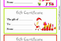 8 Blank Gift Vouchers Templates Free Sampletemplatess Pertaining To Free Dance Certificate Templates For Word 8 Designs
