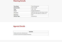 8 Free Construction Meeting Minutes Templates Pdf For Construction Meeting Minutes Template