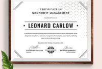8 Management Certificate Templates Illustrator Indesign Within Free Indesign Certificate Template