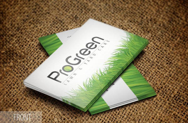 89 Business Card Templates Pages Indesign Psd For Gardening Business Cards Templates