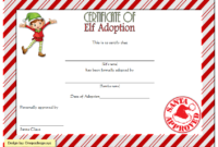 9 Elf Adoption Certificate Free Printable Designs Within Best Firefighter Certificate Template Ideas