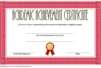 Academic Achievement Certificate Template 10 Fresh Ideas In Awesome Academic Certificate