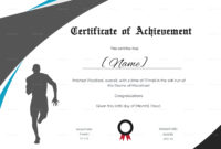Achievement Certificate For Running Template In Psd Word With 5K Race Certificate Templates