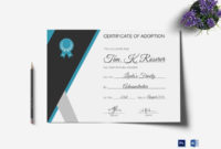 Adoption Certificate Template 19 Free Pdf Psd Format For Awesome Unicorn Adoption Certificate Templates