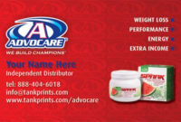 Advocare Business Card Template Intended For Advocare Business Card Template