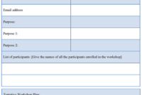 Agenda Template For Workshop Format Of Workshop Agenda Throughout Awesome Agenda Template For Training Session