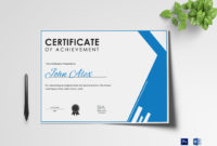 Athletic Achievement Certificate Design Template In Psd Word For Tennis Achievement Certificate Template