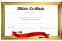 Athletic Award Certificate Template 10 Best Designs Free In Quality Free Softball Certificates Printable 10 Designs