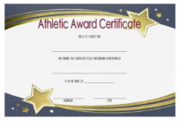 Athletic Award Certificate Template 10 Best Designs Free Within Scholarship Certificate Template