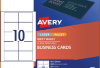 Avery Business Card Templates 8371 Template 2 Resume In Openoffice Business Card Template