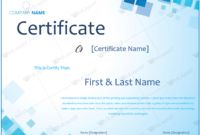 Award Certificate 3D Blue Design Word Layouts Regarding Honor Certificate Template Word 7 Designs Free