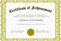 Award Certificate Sample Business Mentor Within Awesome Honor Award Certificate Template