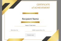 Award Certificate Templates 15 Free Printable Ms Word Inside Free Template For Certificate Of Award
