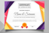 Award Certificate Vectors Photos And Psd Files Free Pertaining To 5K Race Certificate Template