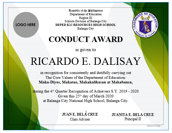 Award Certificates Modern Abstract Design Deped K12 Throughout Essay Writing Competition Certificate 9 Designs