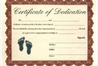 Baby Dedication Certificate Template Business In Printable Baby Shower Gift Certificate Template Free 7 Ideas