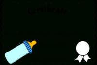 Babysitting Gift Certificate Template Clipart Best Throughout Awesome Babysitting Gift Certificate Template