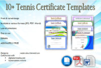 Badminton Achievement Certificate Templates 7 Greatest Throughout Tennis Tournament Certificate Templates