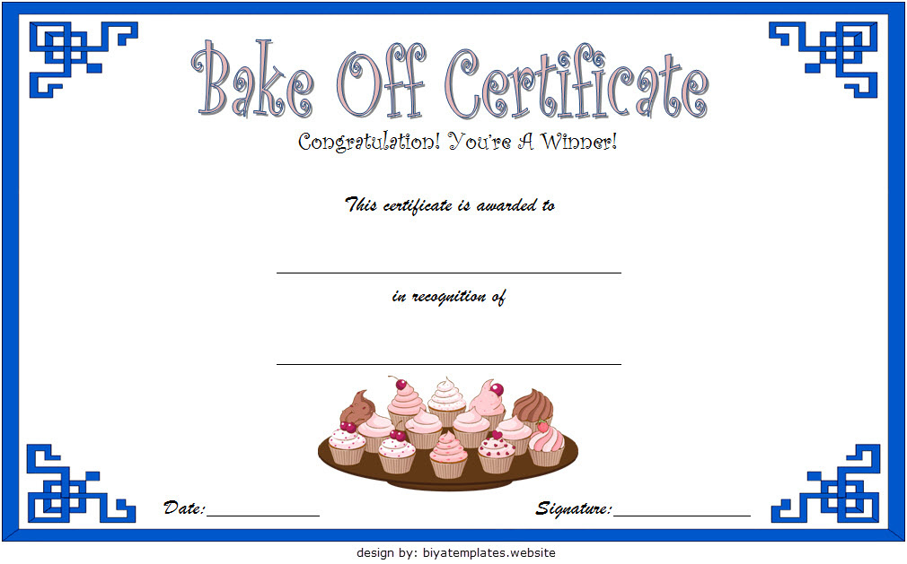 Bake Off Certificate Template 7 Best Ideas For Amazing Baptism Certificate Template Word 9 Fresh Ideas