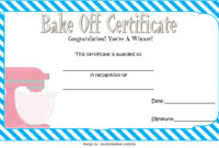 Bake Off Certificate Template 7 Best Ideas Regarding Winner Certificate Template
