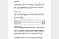 Bakery Business Plan Template 15 Samples Word Doc Pdf Intended For Moving Company Business Plan Template