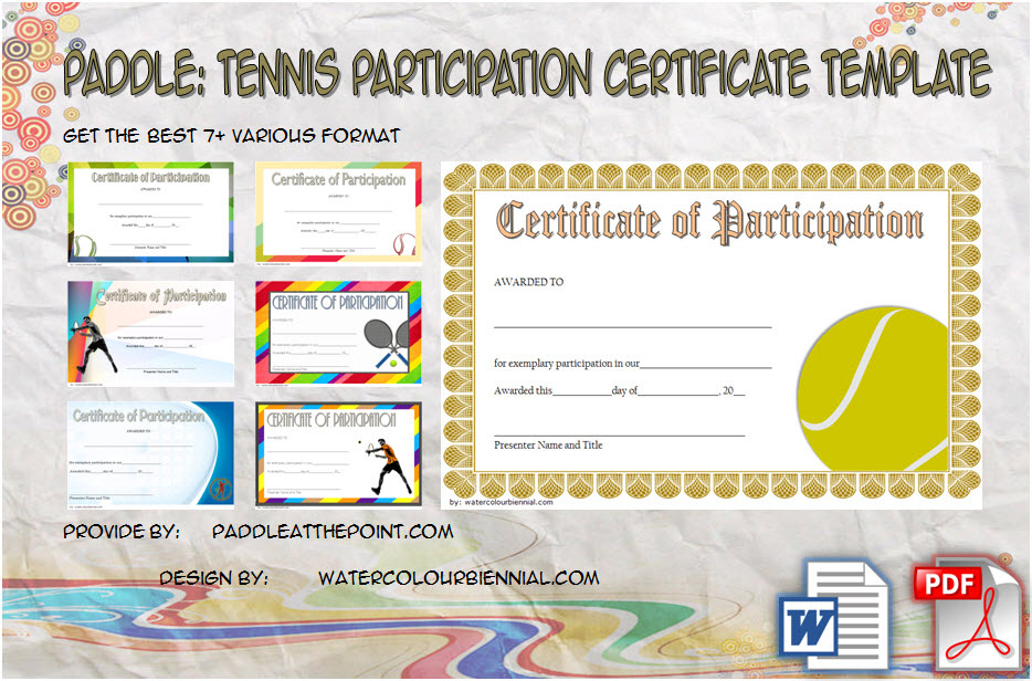 Baseball Award Certificate Template 9 Best Designs Free With Regard To Printable Tennis Certificate Templates 20 Ideas