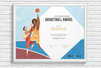 Basketball Award Certificate Certifreecates Inside Free 7 Basketball Achievement Certificate Editable Templates