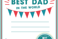 Best Dad Printable Diploma Certificate Free Printable With Quality Baby Shower Game Winner Certificate Templates