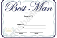 Best Man Certificate Template Printable Pdf Download With Regard To Best Girlfriend Certificate Template