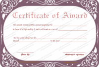 Best Work Performance Award Certificate Template Pertaining To Awesome Cooking Contest Winner Certificate Templates