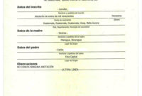 Birth Certificate Spanish To English Translation Template With Regard To Birth Certificate Translation Template