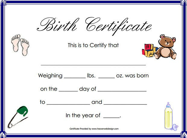 Birth Certificate Template 38 Word Pdf Psd Ai Regarding Best Baby Doll Birth Certificate Template