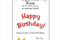 Birthday Gift Certificate Templates 16 Free Word Pdf Throughout Awesome Present Certificate Templates
