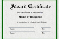Blank Certificates Pertaining To Membership Certificate Template Free 20 New Designs