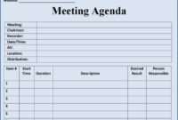 Blank Meeting Agenda Templates Download Free Premium Intended For Quality Meeting Agenda Template Word Download
