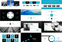 Blue Company Profile Powerpoint Template The Highest Inside Business Profile Template Ppt