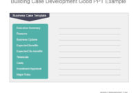 Building Case Development Good Ppt Example Powerpoint In Product Development Business Case Template