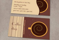 Business Card Templates Studio Coffee Business Card Throughout Coffee Business Card Template Free