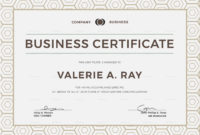 Business Certificate Design Template In Psd Word Regarding Best Leadership Certificate Template Designs