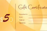 Business Gift Certificate Template 50 Editable For Tattoo Gift Certificate Template Coolest Designs