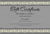 Business Gift Certificate Template 50 Editable Pertaining To Printable Custom Gift Certificate Template