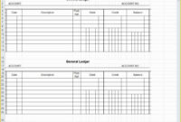 Business Ledger Template Excel Free Of General Ledger Inside Business Ledger Template Excel Free