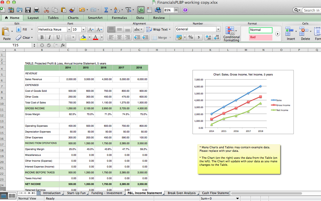 Business Plan Screenshots Microsoft Office Word And For Simple Business Plan Template Excel