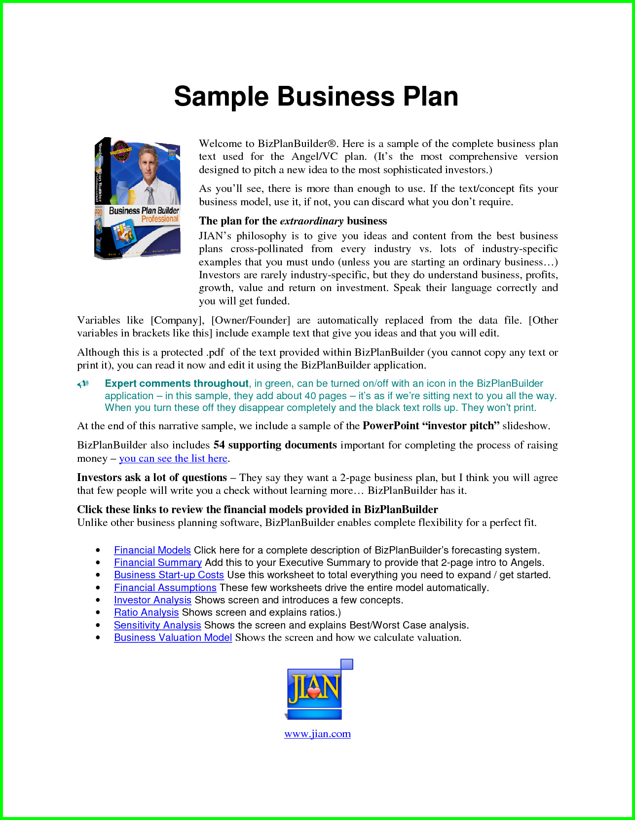 Business Plan Template Sample Pdf Printable Schedule For Real Estate Investment Partnership Business Plan Template