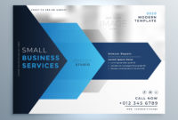 Business Presentation Template Design In Blue Geometric With Ppt Templates For Business Presentation Free Download