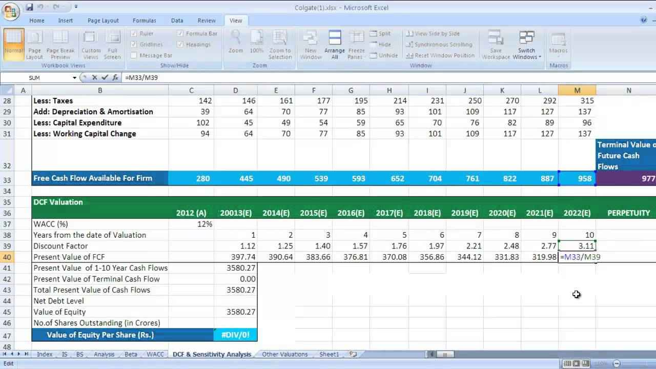Business Valuation Spreadsheet Excel Pertaining To Business Valuation