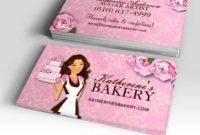 Cake Bakery Business Cards With Cake Business Cards Templates Free