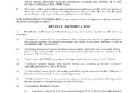 Canada Coownership Agreement For Syndicated Mortgage With Transfer Of Business Ownership Contract Template